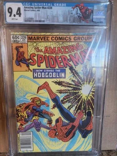 Amazing Spider-Man #239 (1983) CGC 9.4 Newsstand w/Custom Label