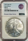 2025 American Silver Eagle NGC MS70 Early Release  PSS FREE SHIPPING