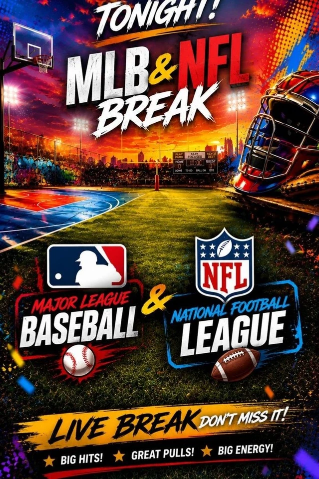 🚨 LIVE BREAKZ TONIGHT! MLB and a new NBA break