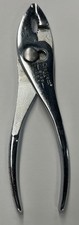 Vintage Crescent Brand G-26 slip joint pliers Checkerdot handles USA made
