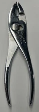 Vintage Crescent Brand G-26 slip joint pliers Checkerdot handles USA made