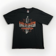 Harley Davidson Biker Motorcycle T-Shirt Tee Made in USA Sz L