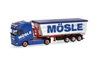 Herpa 320153 Daf Xg+ Stahlmulden-Sattelzug MöSle 1:87 Neu + Ovp