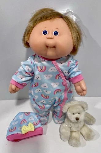 1987 Cabbage Patch Kids Splashin’ Kids HM20 Girl Bath Doll Brown Hair, Blue Eyes