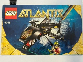 LEGO Atlantis: Guardian of the Deep (8058) ~ Retired ~ Complete ~ with Manual ~