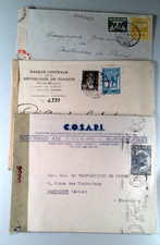 Lot of 3 WWII Censored Covers - Argentina, Turkey, Netherlands to France 1943-45