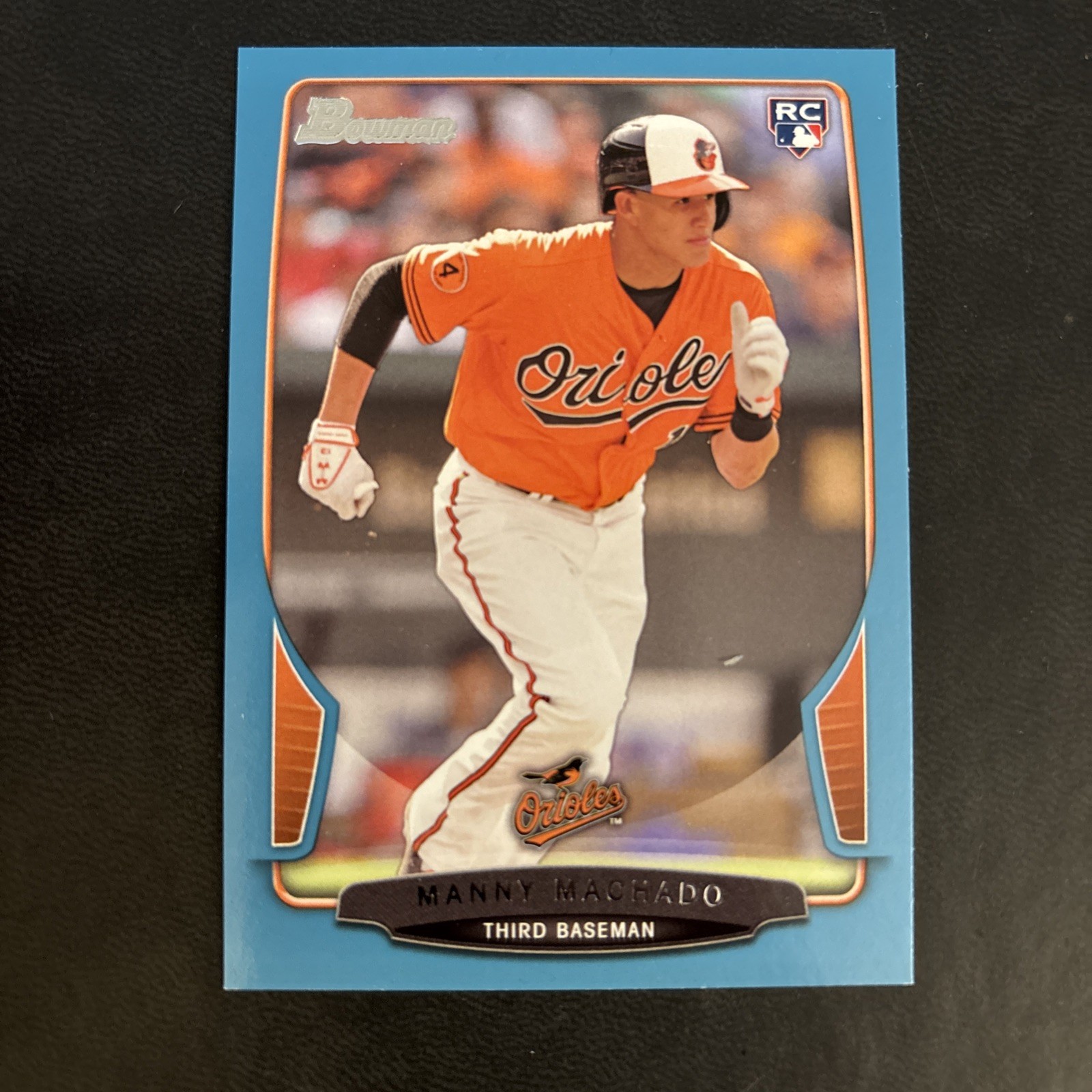 2013 Bowman Draft Picks & Prospects - Manny Machado #4 Blue /500 (RC)
