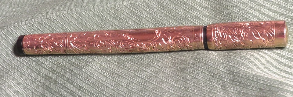 Waterman NO DING 0512 1/2 S caneta de videira gravada à mão limpa - Imagem 2 de 4