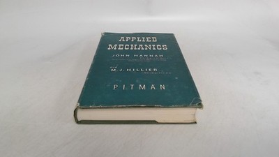 			Applied Mechanics, Hannah, John, Pitman Publishing, 1967, Hardcov		