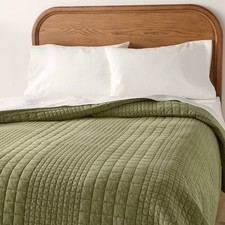 King Grid Stitch Quilt Green - Hearth Hand with Magnolia