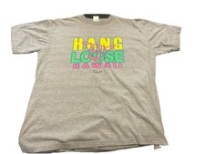 Vintage Hang Loose Hawaii Kona Surf Wear T-Shirt Men s XL Beach Graphic 90s Y2K