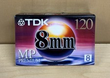 TDK 8mm 120MP Premium Hi8 Camcorder Video Blank Tape