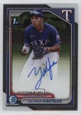 2024 Bowman Chrome Prospect Auto Yolfran Castillo #CPA-YC Auto 8g8