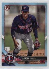 2018 Bowman Prospects Sky Blue 138/499 Wander Javier #BP134 1g4r