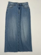 Cotton On Blake Denim Maxi Skirt, Sz: 6 Y2K, 90s