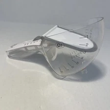 Pampered Chef Easy Adjustable Measuring 1/4 - 1 Cup #2228 RETIRED Clear Slide