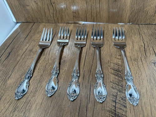 Oneida Flatware LOUISIANA Stainless Steel Salad Forks (Set of 5)