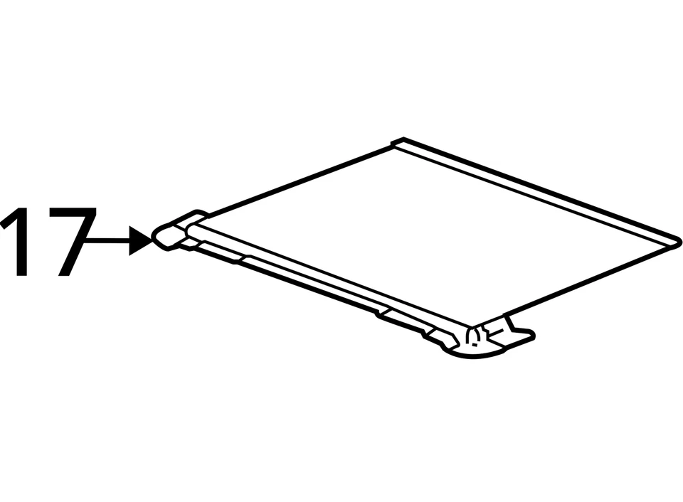 ADEQUADO PARA 2006-2008 CADILLAC SRX PARA-SOL ASM SUN RF RR CAS 15294674 - NOVO FABRICANTE DE EQUIPAMENTO ORIGINAL - Imagem 3 de 3