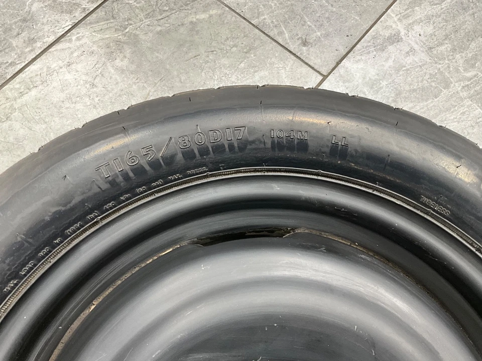 Acura RDX Donut 2007 mini compacto neumático temporal de repuesto y rueda 165/80/17 OEM Foto 4 de 4