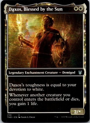 Magic the Gathering HP Showcase Daxos Blessed by the Sun Theros Beyond Death MTG