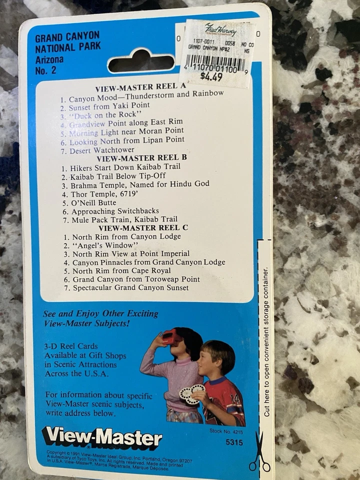 Set Of 6 View Master 3 D Slides From 1990s New In Box - Image 4 of 4