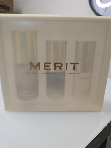 MERIT The Mini Great Skin Trio Limited Edition Skincare Set - NEW