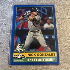 2025 Topps Heritage Nick Gonzales #425 Dark Blue Border SP Pirates