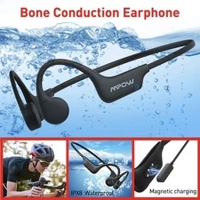 Mpow Bluetooth Bone Conduction Headset Outdoor Swimming Sport Open Ear Headphone