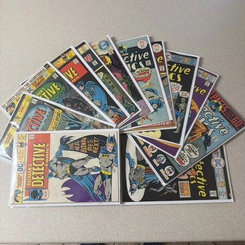 Detective Comics DC Vintage Bronze Age Lot Of Batman Comics Sharp Copies