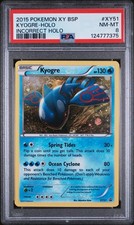 Pop 1 Incorrect Holo Error 2015 Pokemon XY Kyogre #XY51 Black Star Promo PSA 8 on eBay