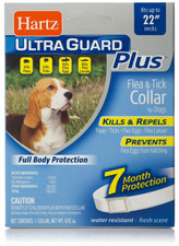 Hartz UltraGuard Plus Flea Tick Collar for Dogs, 1ct