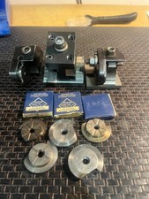 Hardinge 3 Tool Posts with Cutting Tools