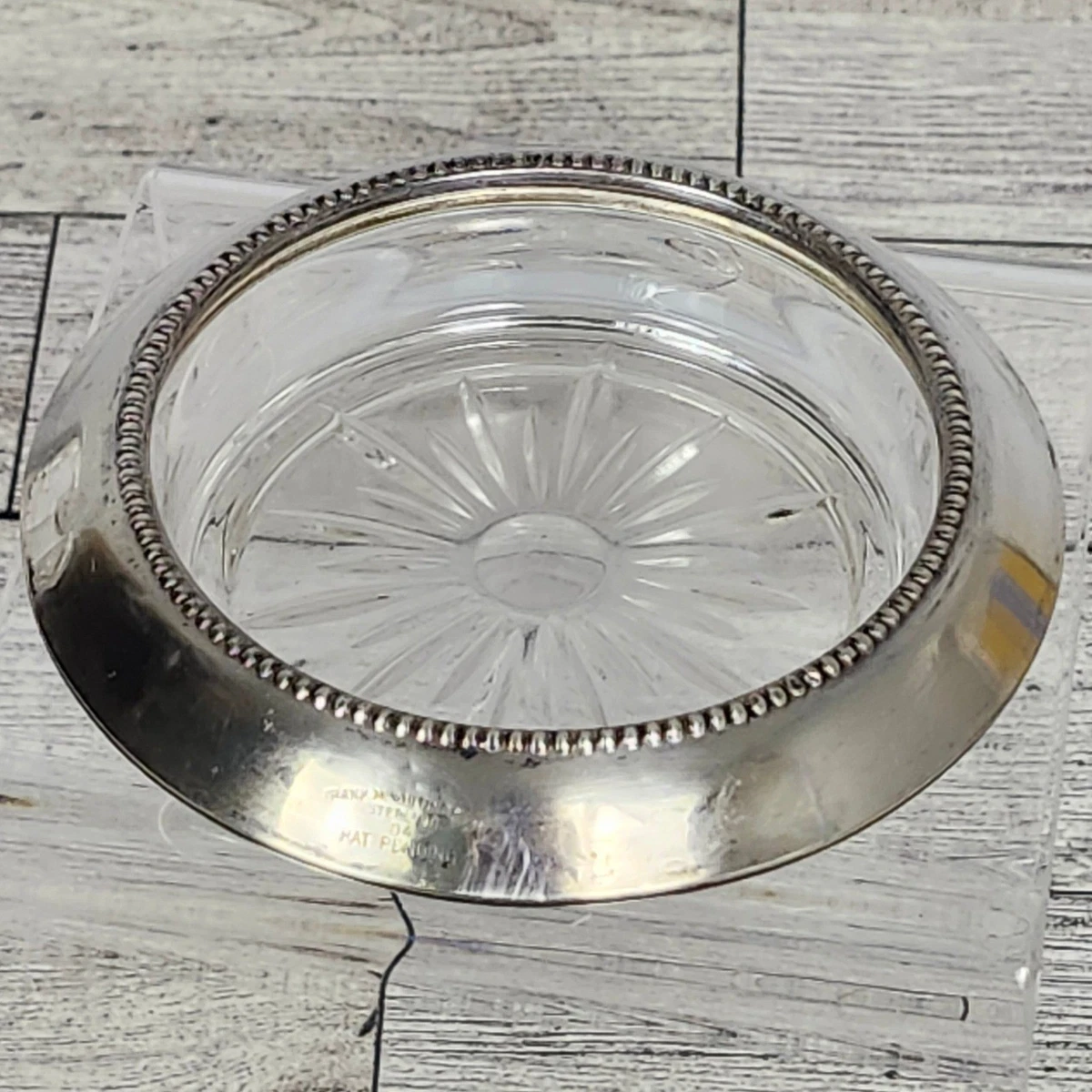 Frank M. Whiting Antique US Sterling Silver Dishes & Coasters for
