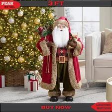 Home Accents Holiday 3 Ft Santa With Presents And Sled