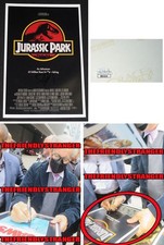 Steven Spielberg signed "JURASSIC PARK" 12x18 Photo EXACT PROOF Auto JSA LOA