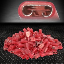 100 PCS 16-22 GA AWG Female Insulated Wire Terminal Quick Disconnect Adapter Red