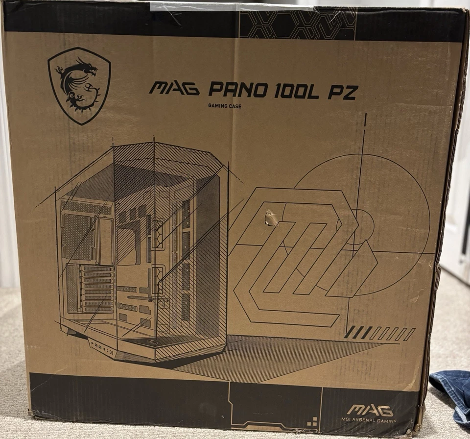 MSI MAG PANO 100L PZ WHITE Mid-Tower Case - Image 2 of 4