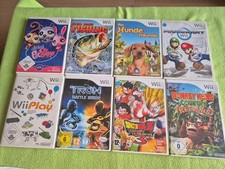 8x Nintendo Wii Spiele Donkey Kong Mariokart, Dragonball