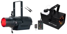 American DJ ENCORE PROFILE PRO COLOR LED DMX Ellipsoidal Spotlight+Fogger+Cable