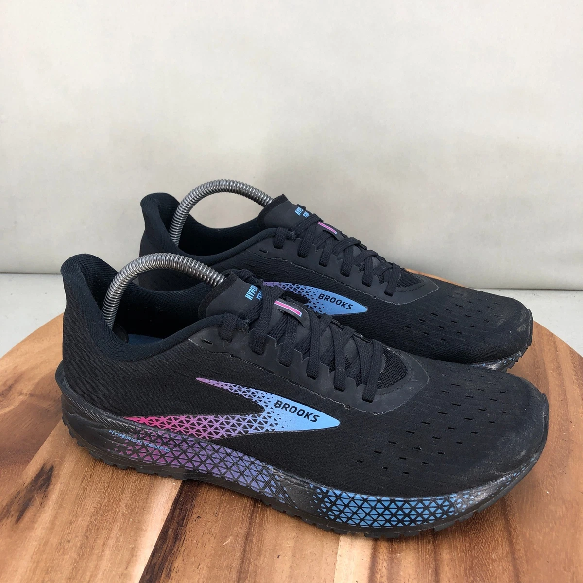 Brooks Hyperion Tempo Mens Size 9.5 Black Pink Blue Running Athletic Shoes Brooks Hyperion Tempo Run Boston – Fit2Run main image 3