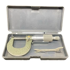 Mitutoyo Outside Micrometer 103-259, M110-1”" Graduation Ratchet Stop Japan