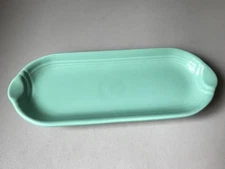 Fiestaware Fiesta Sea Mist Green Corn Holder Relish Dish Utility Tray HLC