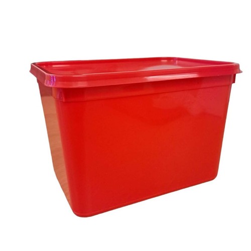 Colour Coded Ice Cream Tub Containers & Lids Food Storage For Kitchen 4L Size - Picture 15 of 33