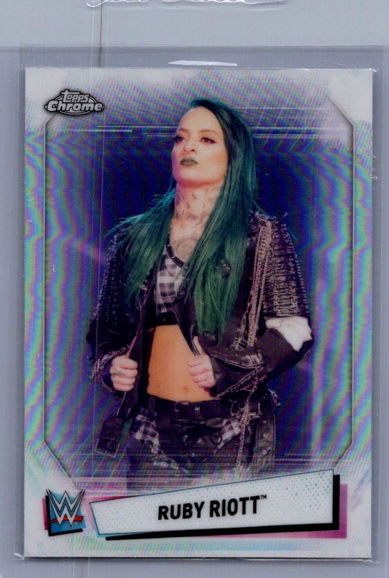 2021 Topps Chrome WWE #65 Ruby Riott Refractors