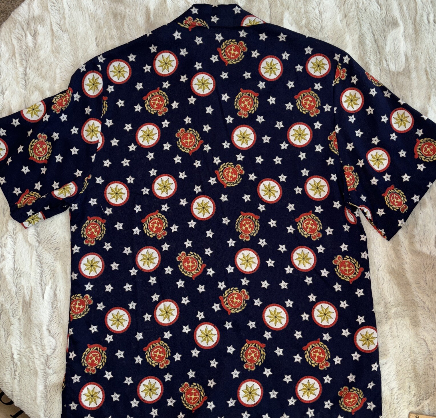 Pendleton Blue Red Star Nautical Buttoned Short S… - image 11