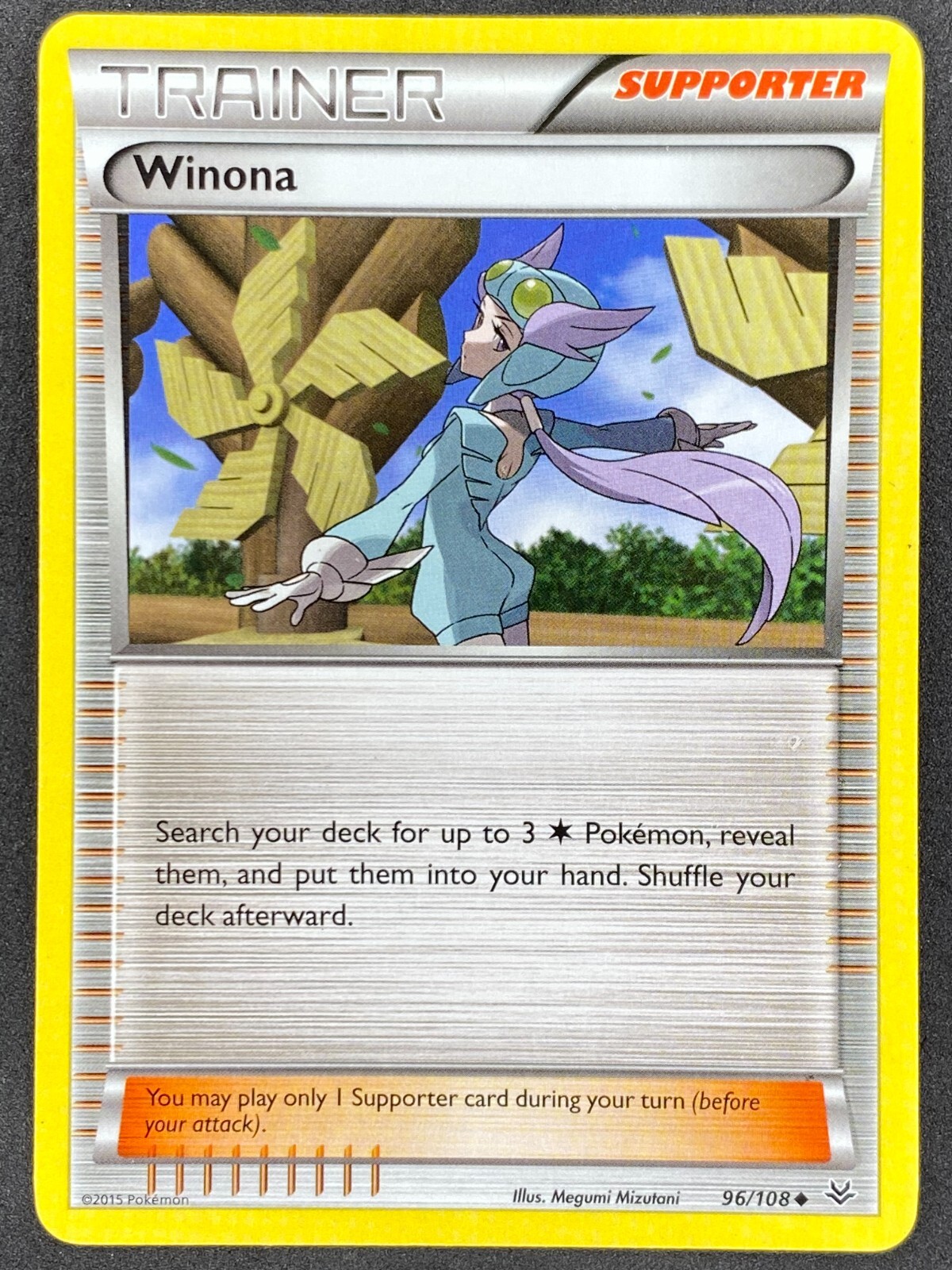 Pokémon Winona 96/108 ROS Roaring Skies LP/NM