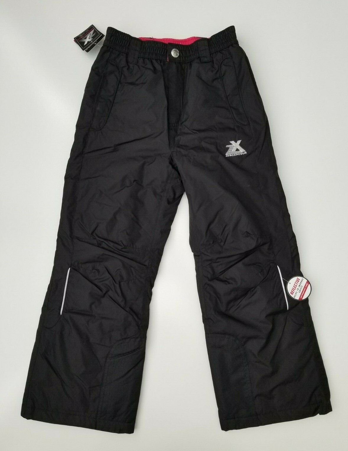 girls black snow pants