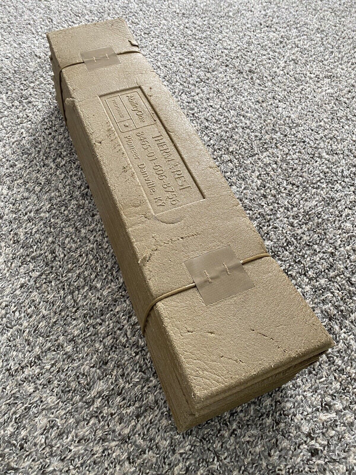 USMC Thermarest Coyote Brown Folding Sleeping Pad Ground Mat eBay