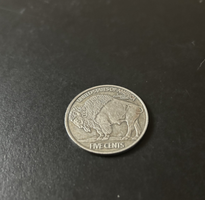 Vintage St. Labre Indian School - Since 1884 Five Cent Buffalo