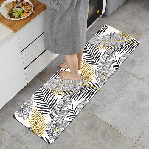 Non-Slip Waterproof Kitchen Door Mat Home Floor Rug Carpet Anti-Oil Easy Clean L - Picture 11 of 36